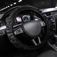 New Zealand Cricket Steering Wheel Cover Maori Kiwi Black Fern LT01 Universal Fit Black - Polynesian Pride