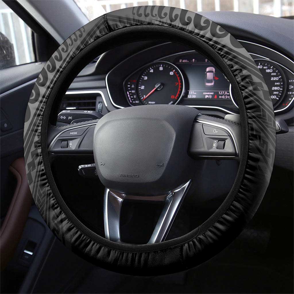 New Zealand Cricket Steering Wheel Cover Maori Kiwi Black Fern LT01 - Polynesian Pride