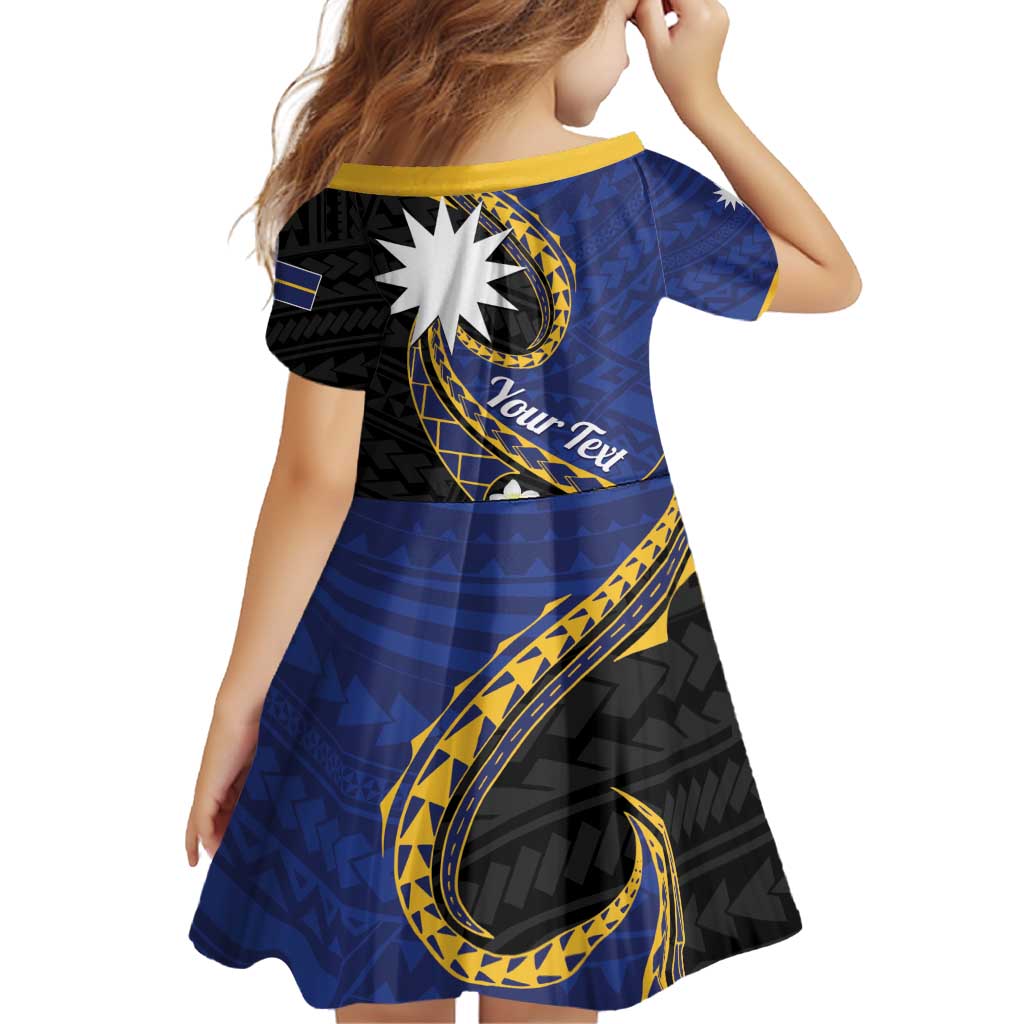 Personalised Nauru Family Matching Off Shoulder Short Dress and Hawaiian Shirt Naoero Proud Plumeria LT01 - Polynesian Pride