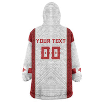 Tonga Rugby Custom Wearable Blanket Hoodie Tonga Sea Eagles Go Champions