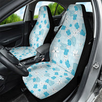 Hawaii Anthurium Tiare Pikake Lei Car Seat Cover UliUli Lauhala Art Pattern