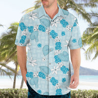 Hawaii Anthurium Tiare Pikake Lei Hawaiian Shirt UliUli Lauhala Art Pattern