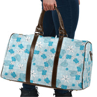 Hawaii Anthurium Tiare Pikake Lei Travel Bag UliUli Lauhala Art Pattern