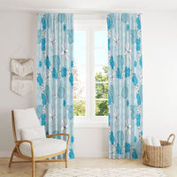Hawaii Anthurium Tiare Pikake Lei Window Curtain UliUli Lauhala Art Pattern