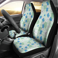 Hawaii Anthurium Tiare Pikake Lei Car Seat Cover Omaomao Lauhala Art Pattern LT01 - Polynesian Pride