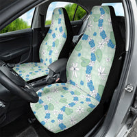 Hawaii Anthurium Tiare Pikake Lei Car Seat Cover Omaomao Lauhala Art Pattern LT01 - Polynesian Pride