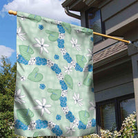 Hawaii Anthurium Tiare Pikake Lei Garden Flag Omaomao Lauhala Art Pattern