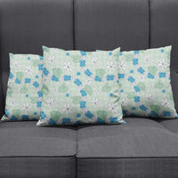 Hawaii Anthurium Tiare Pikake Lei Pillow Cover Omaomao Lauhala Art Pattern