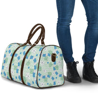Hawaii Anthurium Tiare Pikake Lei Travel Bag Omaomao Lauhala Art Pattern LT01 - Polynesian Pride
