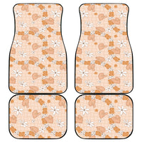 Hawaii Anthurium Tiare Pikake Lei Car Mats Alani Lauhala Art Pattern LT01 - Polynesian Pride
