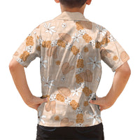 Hawaii Anthurium Tiare Pikake Lei Family Matching Long Sleeve Bodycon Dress and Hawaiian Shirt Alani Lauhala Art Pattern LT01 - Polynesian Pride