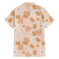 Hawaii Anthurium Tiare Pikake Lei Hawaiian Shirt Alani Lauhala Art Pattern