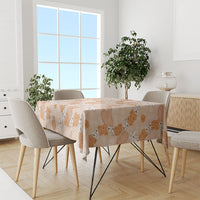 Hawaii Anthurium Tiare Pikake Lei Tablecloth Alani Lauhala Art Pattern