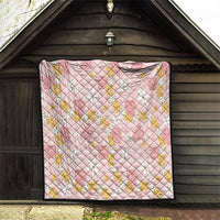 Hawaii Anthurium Tiare Pikake Lei Quilt Akala Lauhala Art Pattern