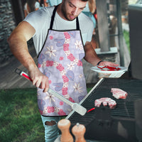 Hawaii Anthurium Tiare Pikake Lei Apron Poni Lauhala Art Pattern
