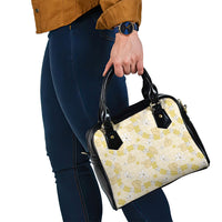 Hawaii Anthurium Tiare Pikake Lei Shoulder Handbag Melemele Lauhala Art Pattern