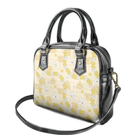 Hawaii Anthurium Tiare Pikake Lei Shoulder Handbag Melemele Lauhala Art Pattern