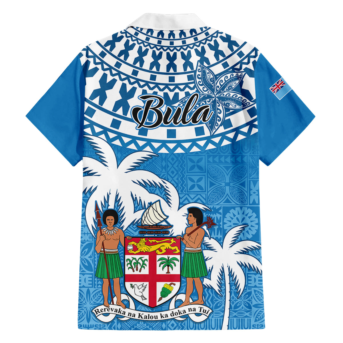 Fiji Kid Hawaiian Shirt Bula Fijian Tapa Pattern LT01 - Polynesian Pride