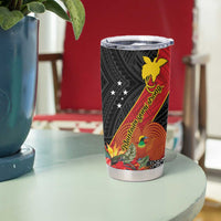 Papua New Guinea Tumbler Cup Bird Of Paradise With Tropical Flower LT01 - Polynesian Pride