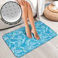 Tahiti Ninamu Tiare Floral Bathroom Set Monstera Palm Tropical Leaves LT01 - Polynesian Pride