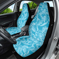 Tahiti Ninamu Tiare Floral Car Seat Cover Monstera Palm Tropical Leaves LT01 - Polynesian Pride