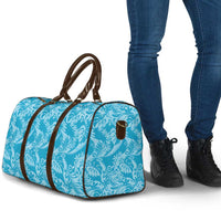 Tahiti Ninamu Tiare Floral Travel Bag Monstera Palm Tropical Leaves - Polynesian Pride