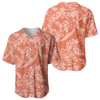Tahiti Puatou Tiare Floral Baseball Jersey Monstera Palm Tropical Leaves - Polynesian Pride