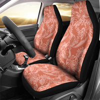Tahiti Puatou Tiare Floral Car Seat Cover Monstera Palm Tropical Leaves LT01 - Polynesian Pride