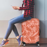 Tahiti Puatou Tiare Floral Luggage Cover Monstera Palm Tropical Leaves LT01 - Polynesian Pride