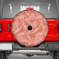 Tahiti Puatou Tiare Floral Spare Tire Cover Monstera Palm Tropical Leaves LT01 - Polynesian Pride