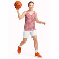 Tahiti Tarona Tiare Floral Basketball Jersey Monstera Palm Tropical Leaves LT01 - Polynesian Pride