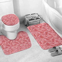 Tahiti Tarona Tiare Floral Bathroom Set Monstera Palm Tropical Leaves - Polynesian Pride