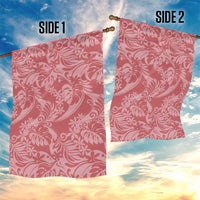 Tahiti Tarona Tiare Floral Garden Flag Monstera Palm Tropical Leaves - Polynesian Pride