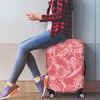 Tahiti Tarona Tiare Floral Luggage Cover Monstera Palm Tropical Leaves LT01 - Polynesian Pride