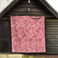 Tahiti Tarona Tiare Floral Quilt Monstera Palm Tropical Leaves - Polynesian Pride