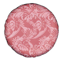Tahiti Tarona Tiare Floral Spare Tire Cover Monstera Palm Tropical Leaves LT01 - Polynesian Pride