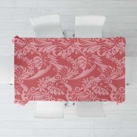 Tahiti Tarona Tiare Floral Tablecloth Monstera Palm Tropical Leaves - Polynesian Pride