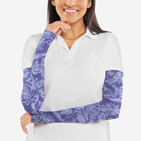 Tahiti Vareau Tiare Floral Arm Sleeves Monstera Palm Tropical Leaves LT01 - Polynesian Pride