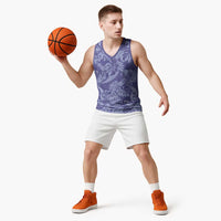 Tahiti Vareau Tiare Floral Basketball Jersey Monstera Palm Tropical Leaves LT01 - Polynesian Pride