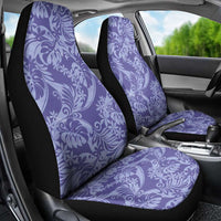 Tahiti Vareau Tiare Floral Car Seat Cover Monstera Palm Tropical Leaves LT01 - Polynesian Pride