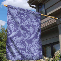 Tahiti Vareau Tiare Floral Garden Flag Monstera Palm Tropical Leaves LT01 - Polynesian Pride