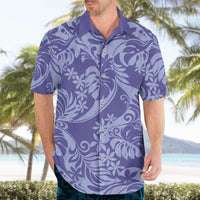 Tahiti Vareau Tiare Floral Hawaiian Shirt Monstera Palm Tropical Leaves LT01 - Polynesian Pride