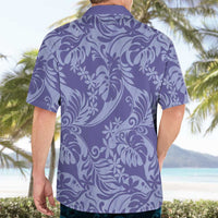 Tahiti Vareau Tiare Floral Hawaiian Shirt Monstera Palm Tropical Leaves LT01 - Polynesian Pride
