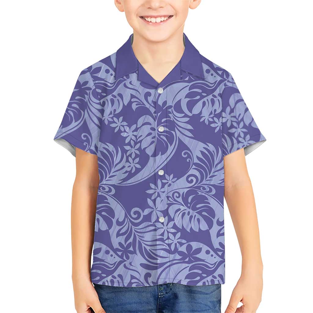 Tahiti Vareau Tiare Floral Hawaiian Shirt Monstera Palm Tropical Leaves LT01 - Polynesian Pride