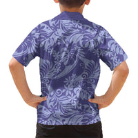 Tahiti Vareau Tiare Floral Hawaiian Shirt Monstera Palm Tropical Leaves LT01 - Polynesian Pride