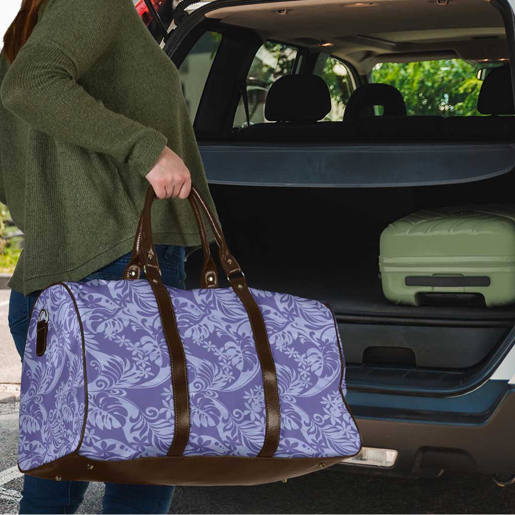 Tahiti Vareau Tiare Floral Travel Bag Monstera Palm Tropical Leaves LT01 - Polynesian Pride