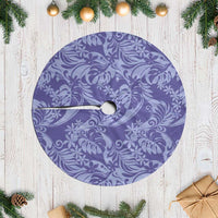 Tahiti Vareau Tiare Floral Tree Skirt Monstera Palm Tropical Leaves - Polynesian Pride