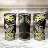 Hawaii Tumbler Cup Polynesian Shark with Kakau Gold Version LT01 - Polynesian Pride