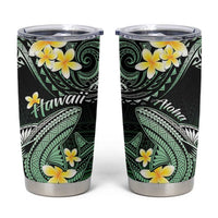 Hawaii Tumbler Cup Polynesian Shark with Kakau Green Version LT01 Green - Polynesian Pride