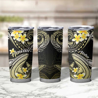 Hawaii Tumbler Cup Polynesian Shark with Kakau Yellow Version LT01 - Polynesian Pride
